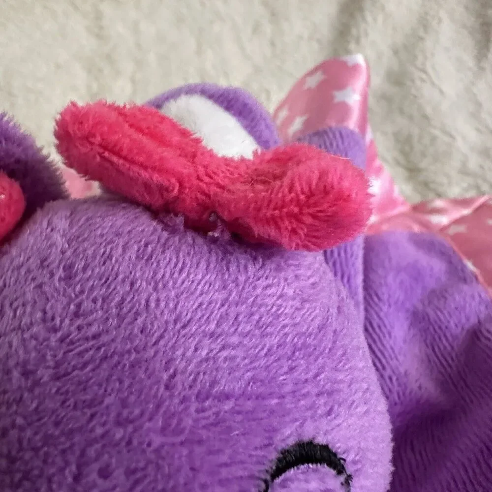Fisher Price Purple Bunny Rabbit Lovey Security Blanket 12